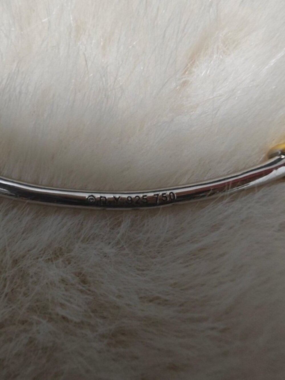 David Yurman Silver and Gold Necklace - Picture 6 of 6